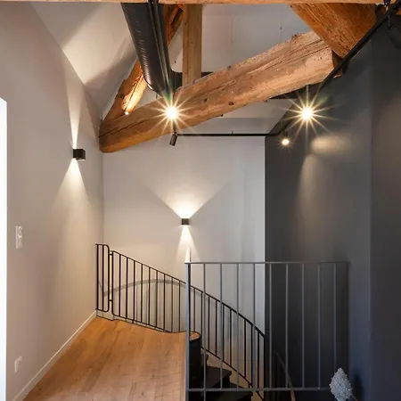 Loft Moderne Au Charme Ancien, Climatise, Pres De La Place Stanislas - Fr-1-584-352 公寓 南锡